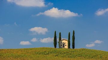 Kapel in Toscane van Henk Meijer Photography