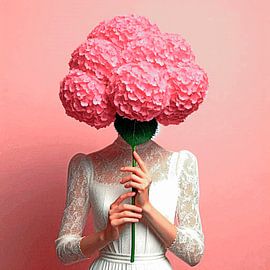 Meine rosa Hortensie !!!