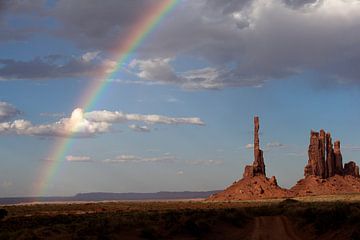 Totem Pole, Monument Valley 2011 van Arno Fooy