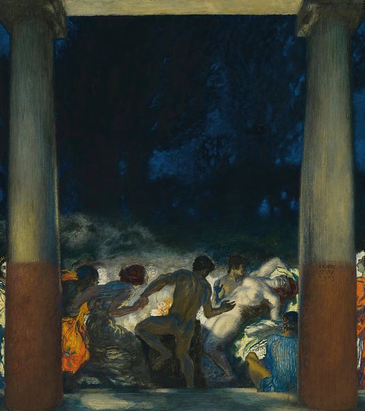 Franz von Stuck - Bacchanal (1905) von Peter Balan