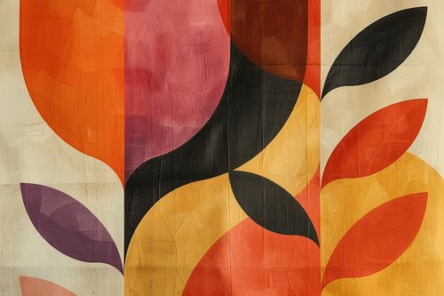 Modern und abstrakt im Bohème-Stil