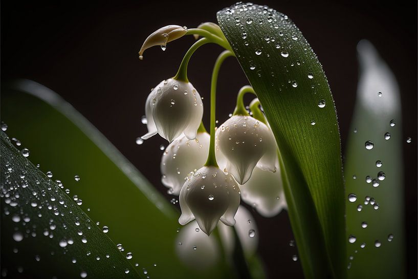 Muguet de charme blanc (Mayflower) par Surreal Media