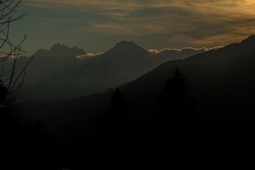 Misty French Alps by Kimberly de Pater