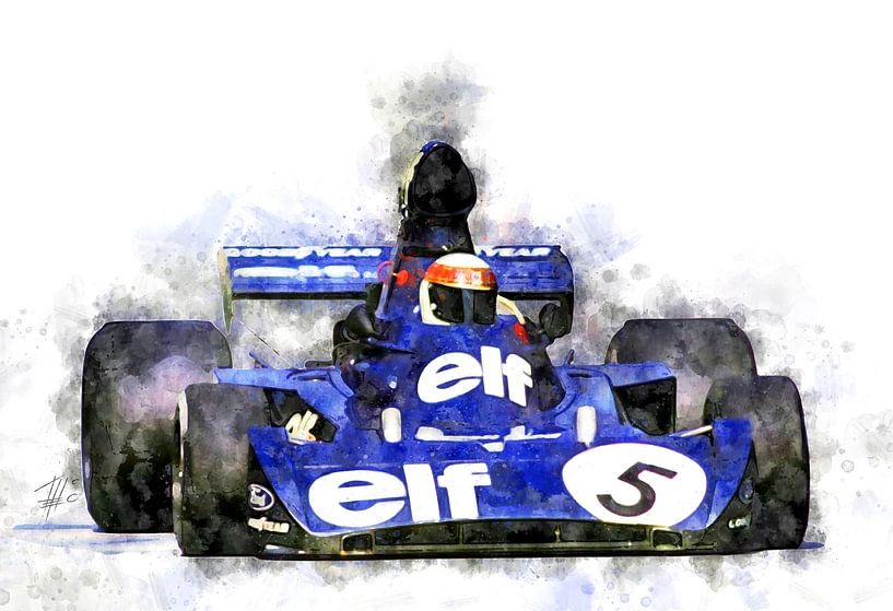 Jackie Stewart, Tyrell No.5 by Theodor Decker