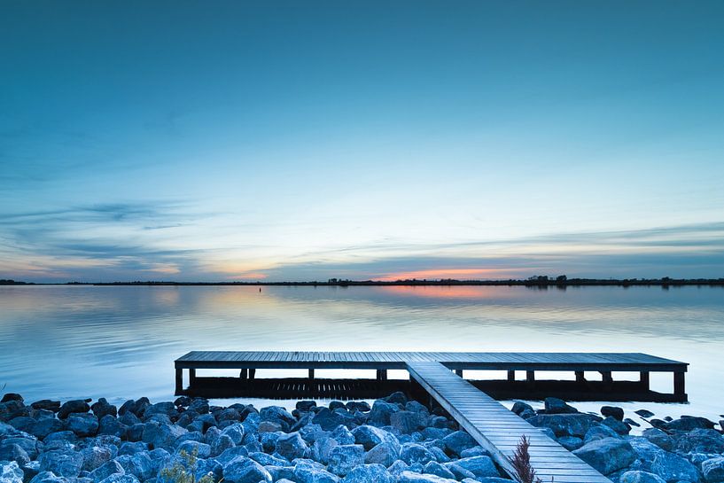 Sonnenuntergang Schildmeer von Peter Kuipers