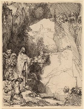 Rembrandt van Rijn De opwekking van Lazarus