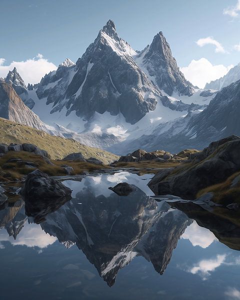 Abenteuer in den Bergen von fernlichtsicht