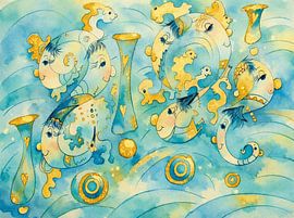 The Dance of the Maths Lovers in the Enchanted River by Renate Sell