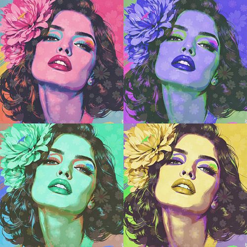 Pop Art Flower Power