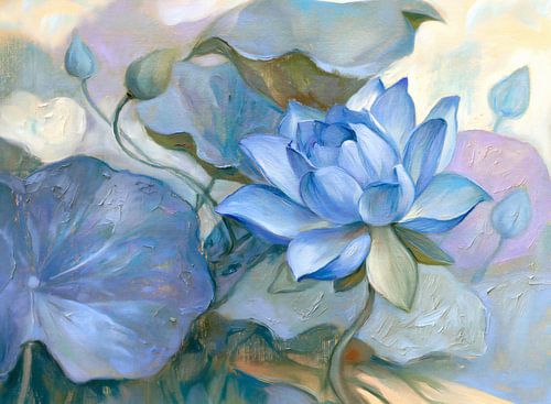 Blue Lotus van Jacky