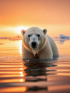 Witte ijsbeer van haroulita