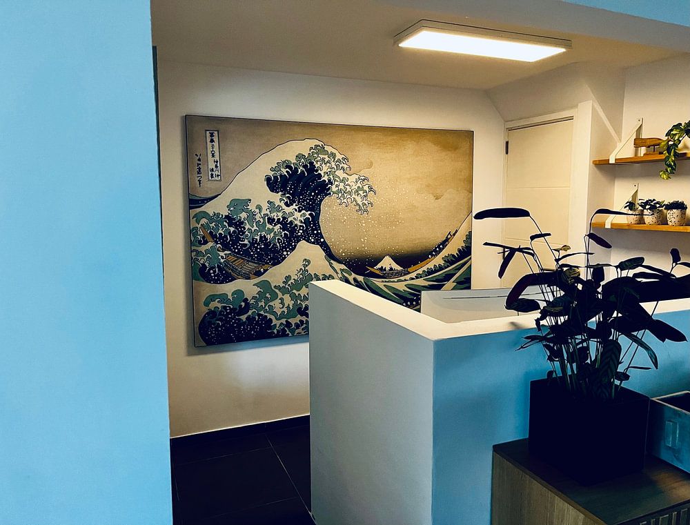 Die große Welle von Kanagawa, Hokusai 