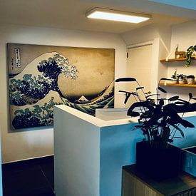 Photo de nos clients: La grande vague de Kanagawa, Hokusai, sur art frame