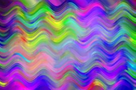 farbenfrohes Meer von Wim Beunk