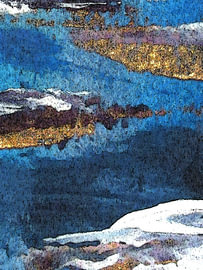 Sea / Abstract Wave Details - 001 by Kerstin Franz