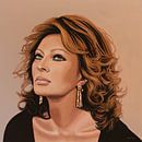Sophia Loren Painting 3 by Paul Meijering thumbnail