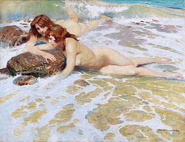 Meerminnen, Felix Michael Wygrzywalski- 1922 van Atelier Liesjes