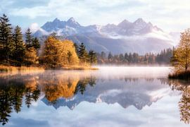 Lac de montagne Morgenschein sur Poster Art Shop