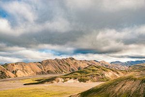 Landmannalaugar kleurrijke bergen in IJsland van Sjoerd van der Wal Fotografie