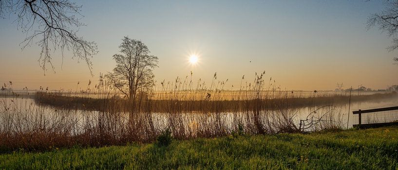 Eenzame fietser van Kees van den Burg