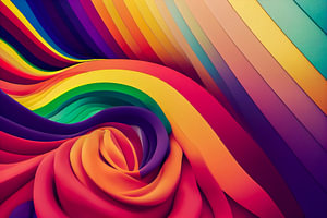 Regenbogenfarben Hintergrund Muster Illustration
