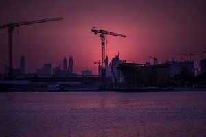 Dubai creek sunset