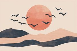 Sonnenuntergang von Poster Art Shop