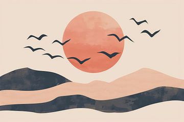 Sunset by Poster Art Shop