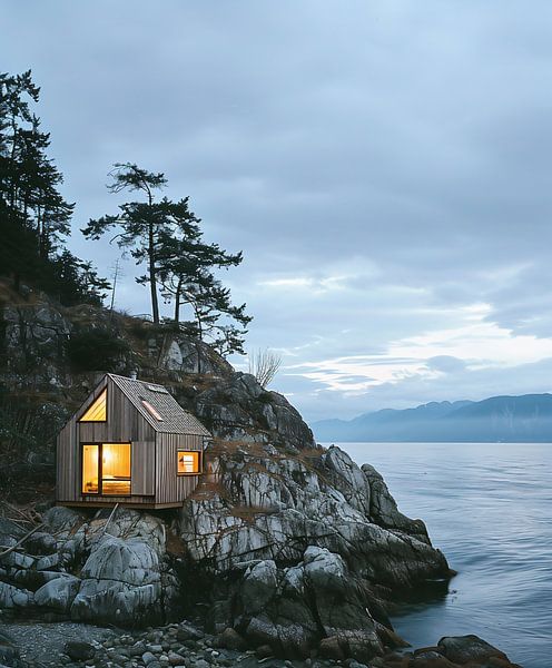 Maison au bord de l'eau par fernlichtsicht