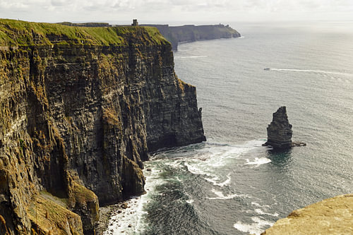 The Cliffs of Moher are the most famous cliffs in Ireland.