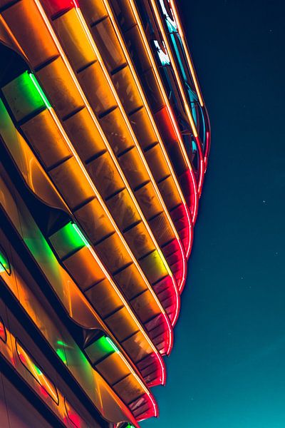 Neon Lights in the Dark  by Wahid Fayumzadah