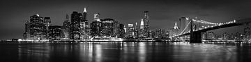Lagere Manhattan Skyline van Keith Wilson Photography