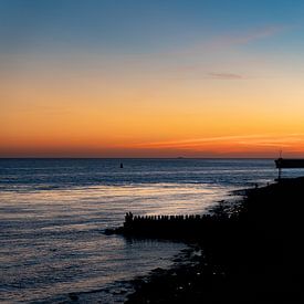 Zonsondergang in Vlissingen van Jimmy Verwimp Photography