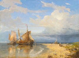 Unloading the catch, Charles Euphrasie Kuwasseg