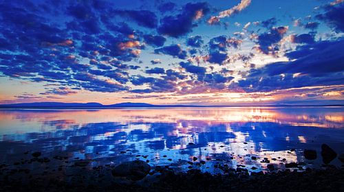 Sonnenuntergang in Schweden von Hamperium Photography