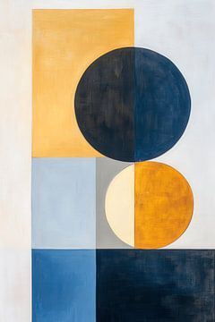 Composition géométrique au pastel sur Poster Art Shop