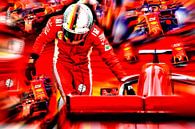 Vettel - Champion du monde de Formule 1 2010, 2011, 2012, 2013 par DeVerviers Aperçu