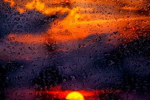 Concept sunset : Rainy sunset sur Michael Nägele