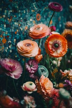 Flowers And Mosaic von Treechild