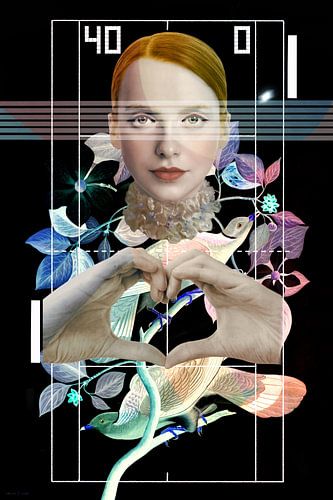 Lola, Love Game (1 van 4)   Heldere pastelkleuren op zwarte ondergrond