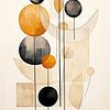 Abstrait moderne sur Dakota Wall Art
