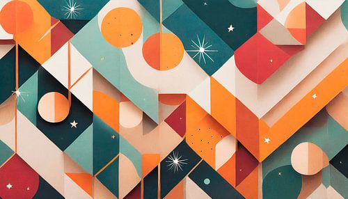 Formes et motifs avec des couleurs