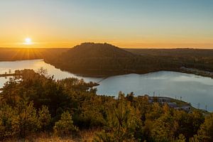 Doux coucher de soleil dans le parc national de la Haute Campine - Terhills sur Kim Willems