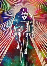 Cyclisme #cyclisme #sport #vélo sur JBJart Justyna Jaszke
