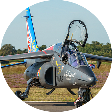 Alpha Jet Solo Display van de Franse luchtmacht. van Jaap van den Berg