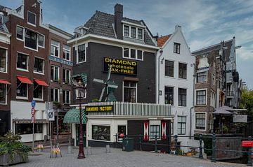 Der alte Torfmarkt in Amsterdam von Peter Bartelings
