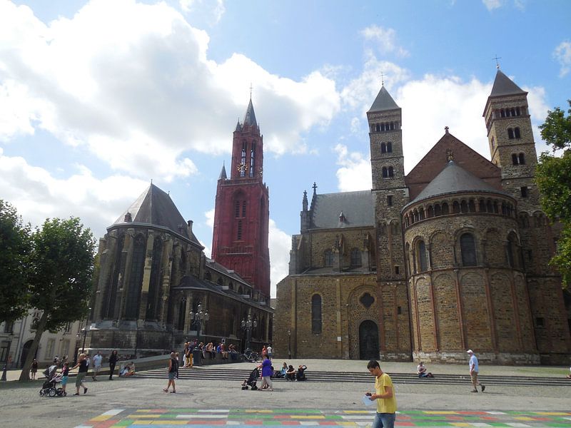 Square in maastricht by Joke te Grotenhuis