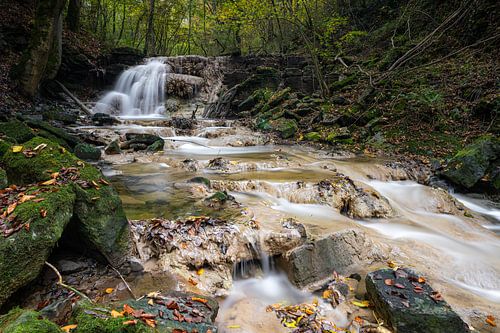 Herfst in de Eifel, Bitburg, Rijnland-Palts, Duitsland