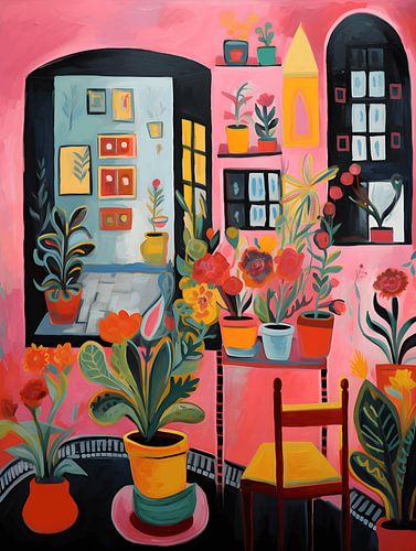 Stilleven van een Mexicaans huis