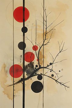 Op de natuur geïnspireerde abstractie van Poster Art Shop